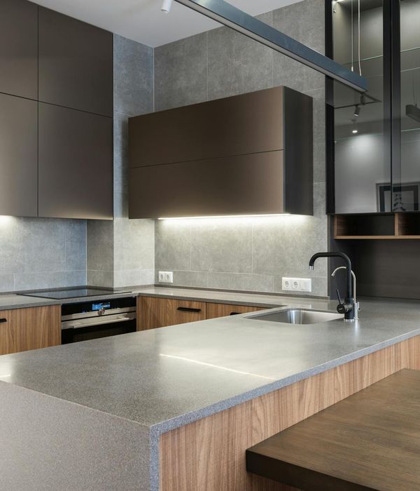 Modern minimalist apartment living room interior design